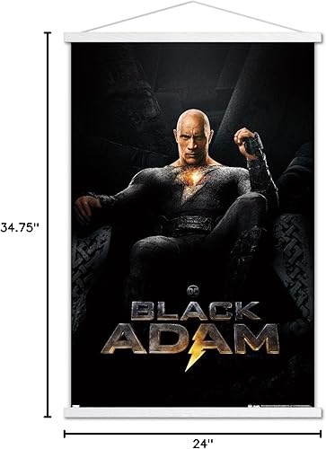 Miniatura 93 de Trends International DC Comics Movie Black Adam - Póster de pared de una hoja Versión enmarcada Barnwood
