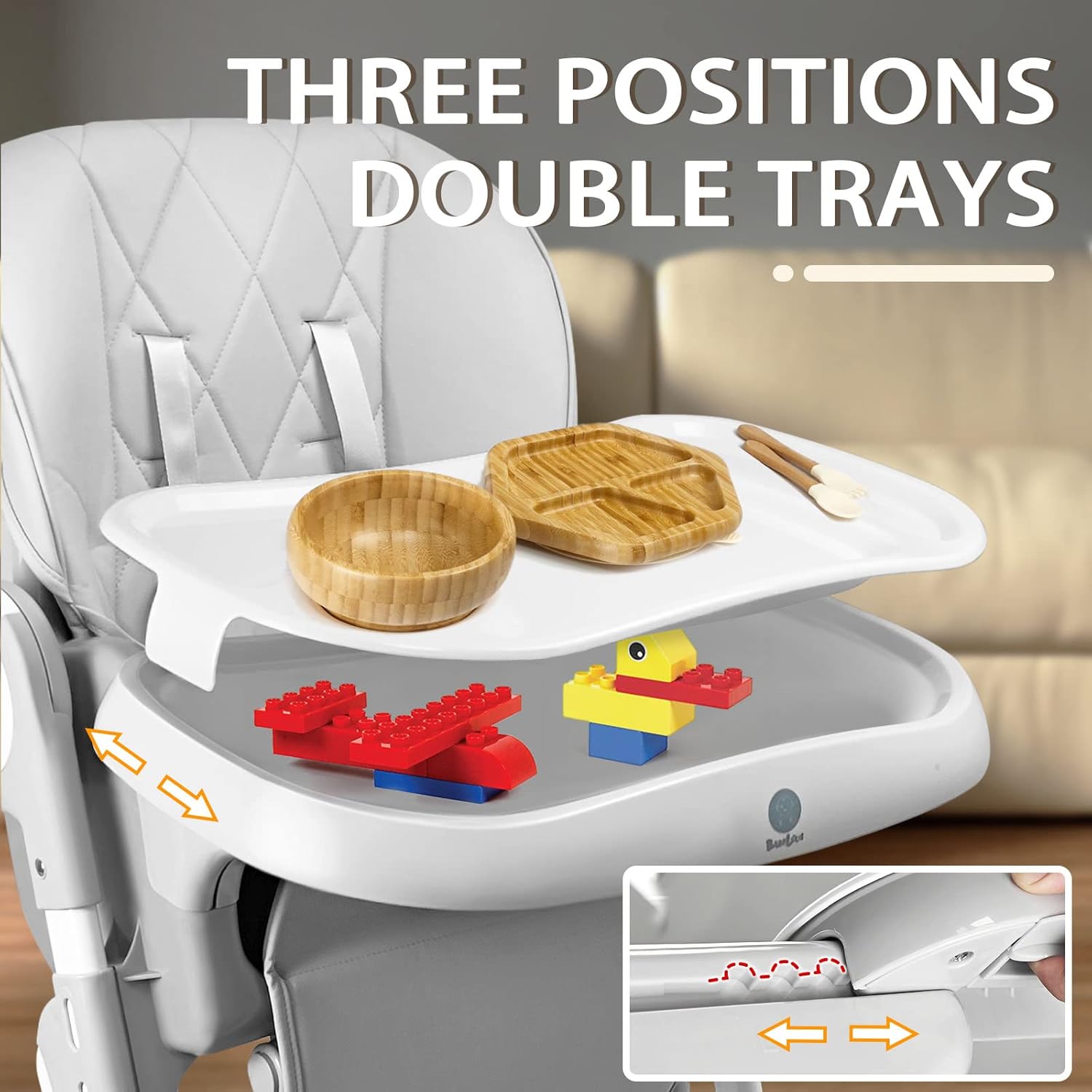 Foldable Baby Highchair with Adjustable Feeding Seat in Nepal at NPR