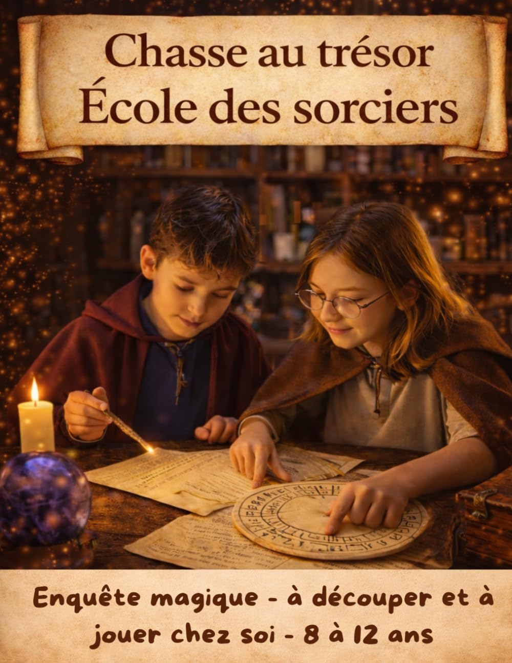 L'Ecole des Sorciers: Chasse au trésor immersive pour enfants de 8 à 12 ans - jeu clé en main à découper pour anniversaire, aventure magique et activité en famille
