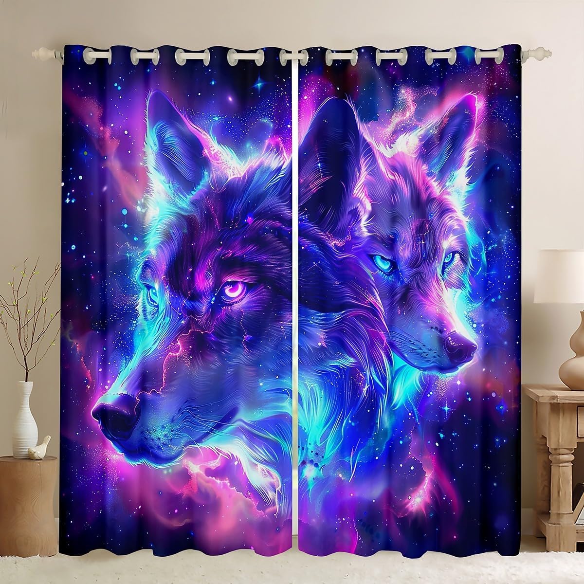 Thanksgiving Window Curtains Teens Adult Women,Maple Leaves Curtain for Bedroom,Fall Pumpkin Draperies for Living Room,Autumn Harvest Window Treatment Drapes Set of 2 Panels,42Wx90L