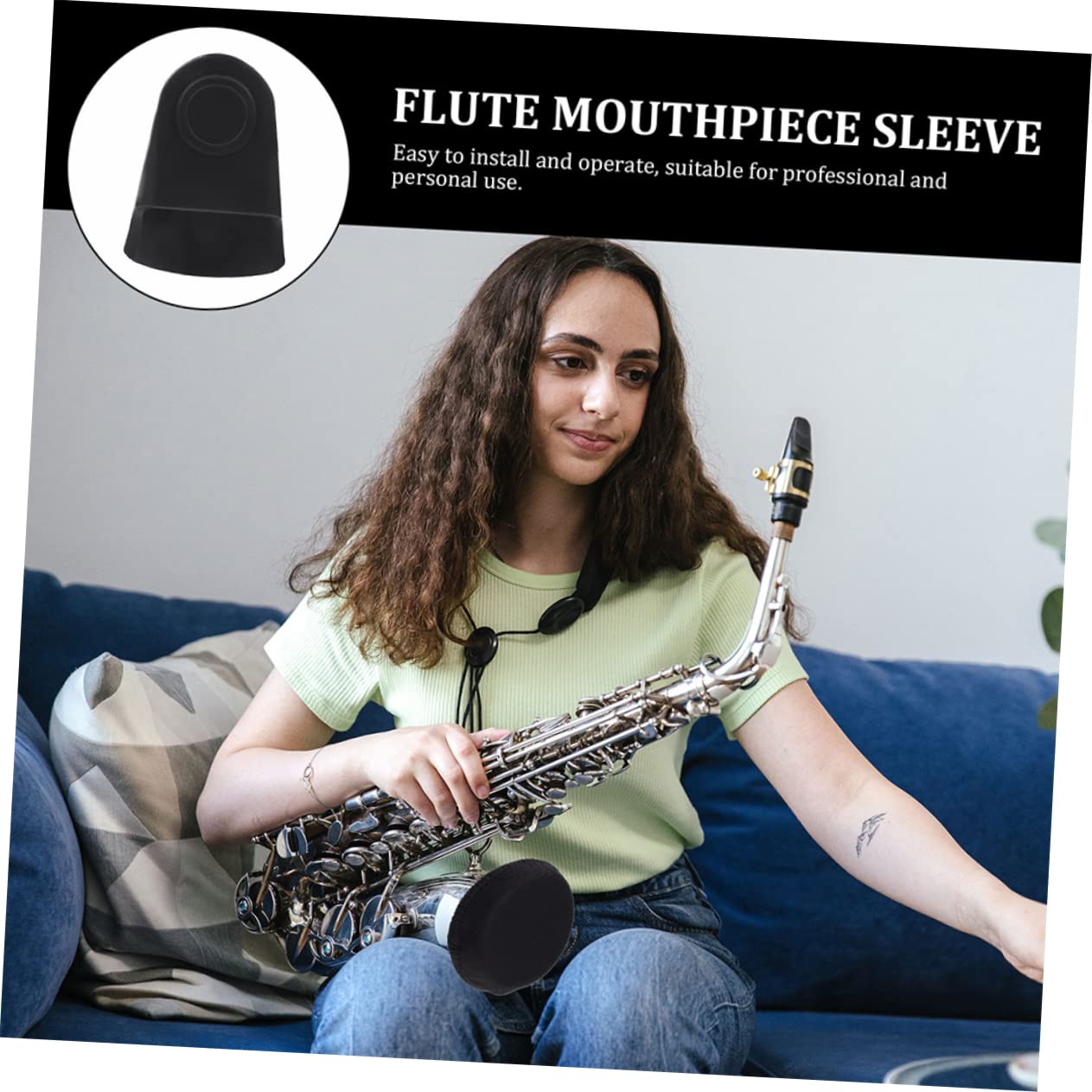 ERINGOGO 2pcs Clarinet Head Protector Cover for Saxophone Lightweight Protection Sleeve for Instrument Supply present for Sax Players Convenient Storage and Portability