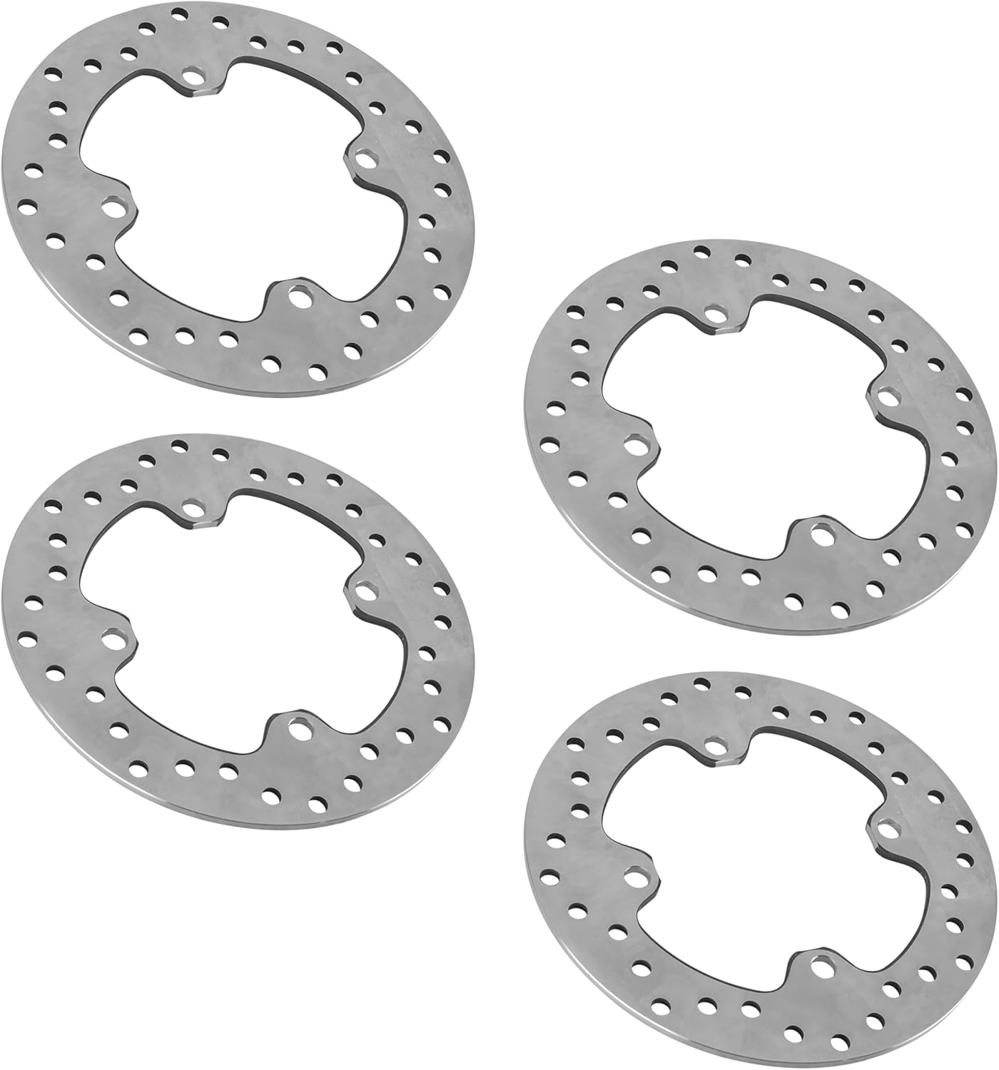 Caltric Front/Rear Brake Disc Rotor Compatible with Honda Pioneer 1000-5 SXS1000M5 Deluxe 2016 2017 2018 2019 2020 2021 2022