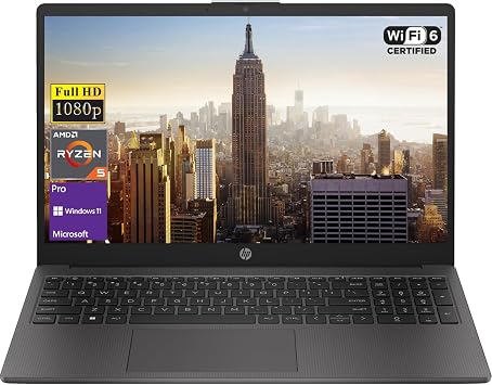 HP 255 G10 AMD Ryzen 5 7530U 16GB RAM 512GB SSD 15.6" FHD Windows 11 Home Laptop