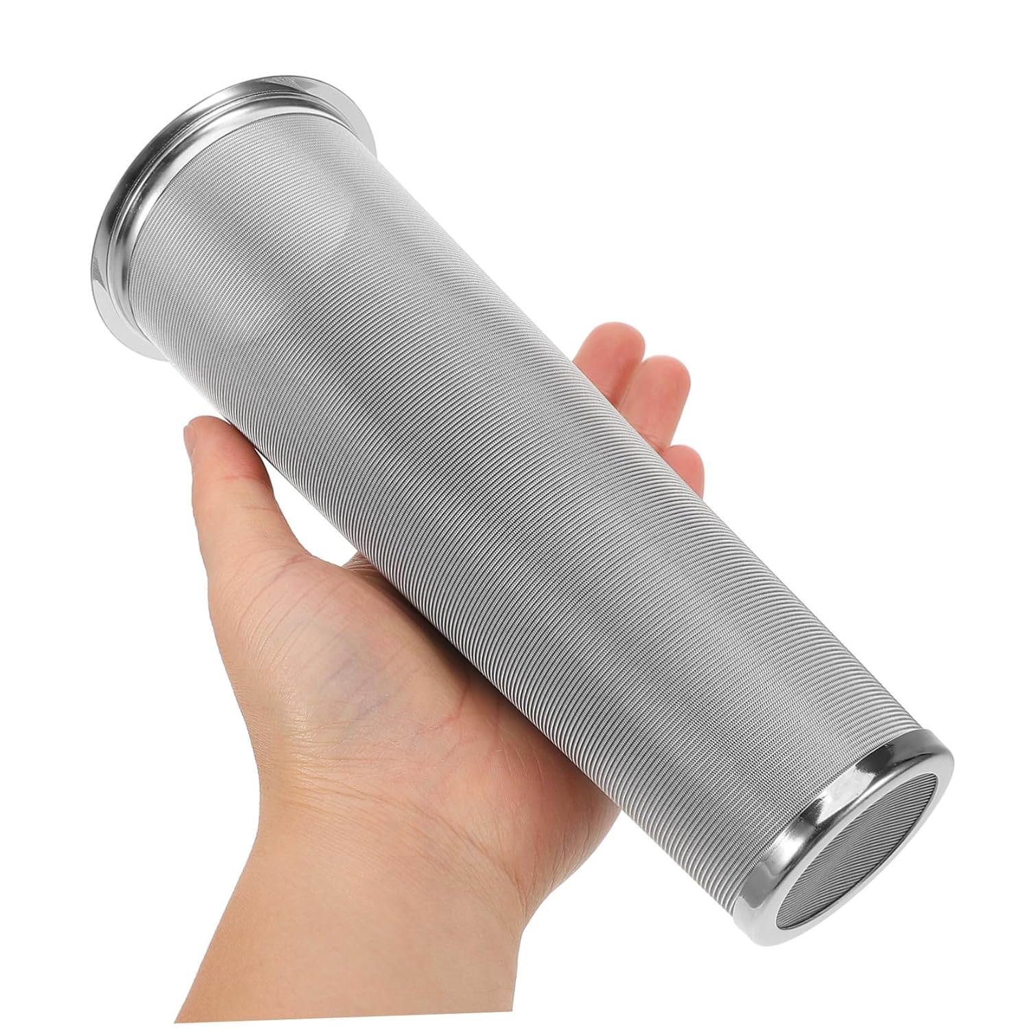 OUNONA 5pcs Mason Jars Filter Set Fine Mesh Filter Tea Infuser Stainless Steel Non-slip Base