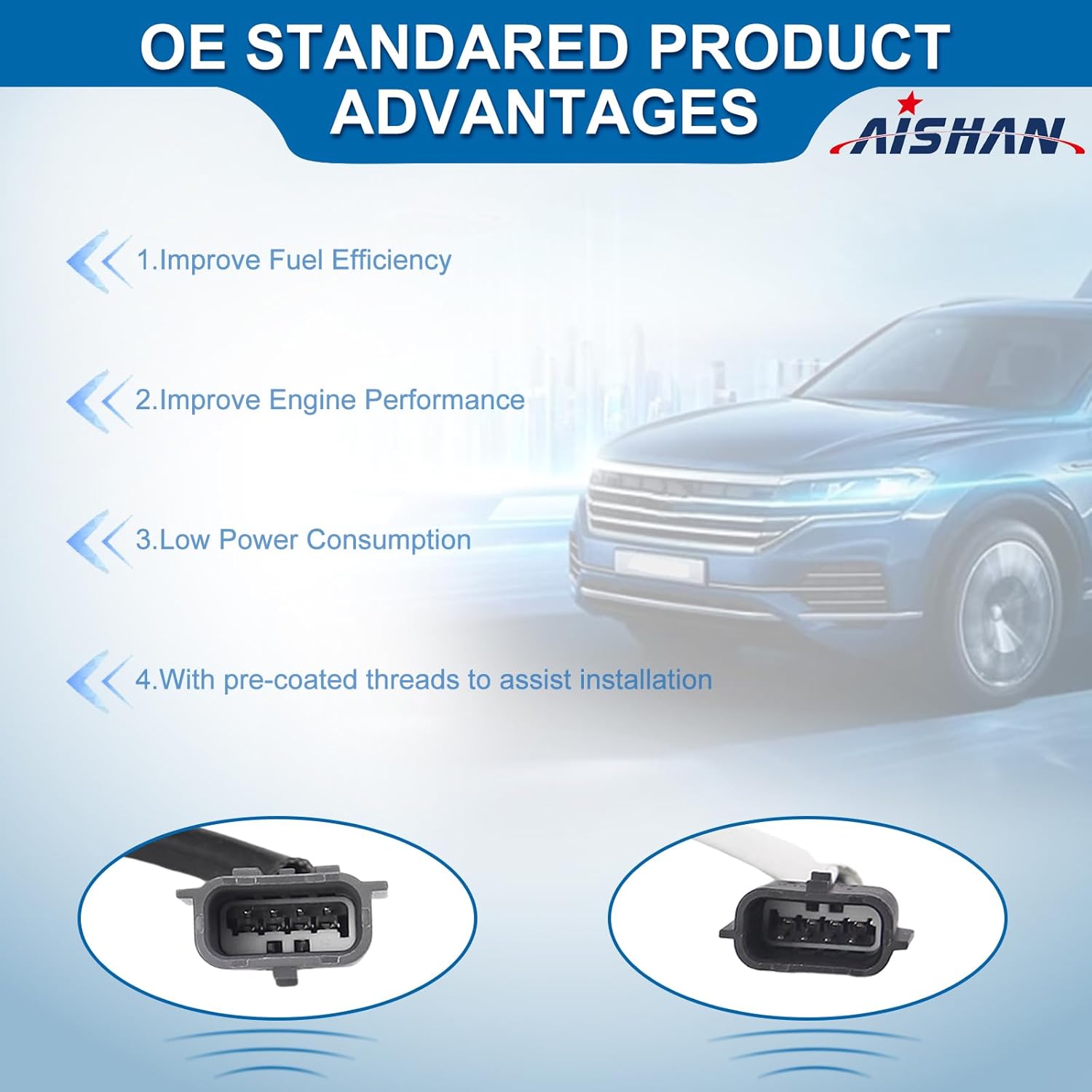 2PCS O2 Oxygen Sensor Upstream and Downstream 234-9149 234-4906 Compatible with Nissan Rogue Advance Exclusive Sense 2014, Special Edition 2019, SL S SV 2014-2019 L4 2.5L 22693-4BA0A 226A09BF0B