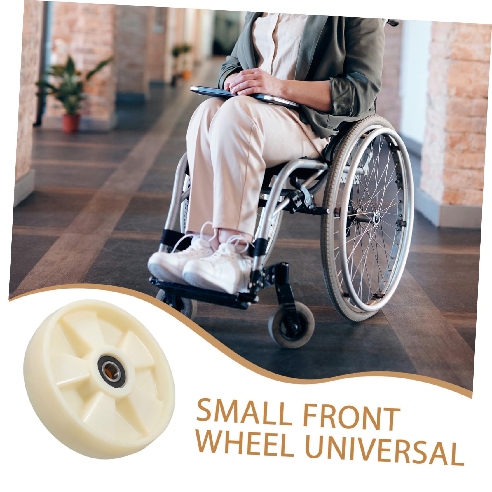 Drehbare Nylon Hubwagenräder mit Kugellager 200x50 Mm Achse 47mm Robuster Lenkrolle für Palettenwagen im Lager und Supermarkteinsatz