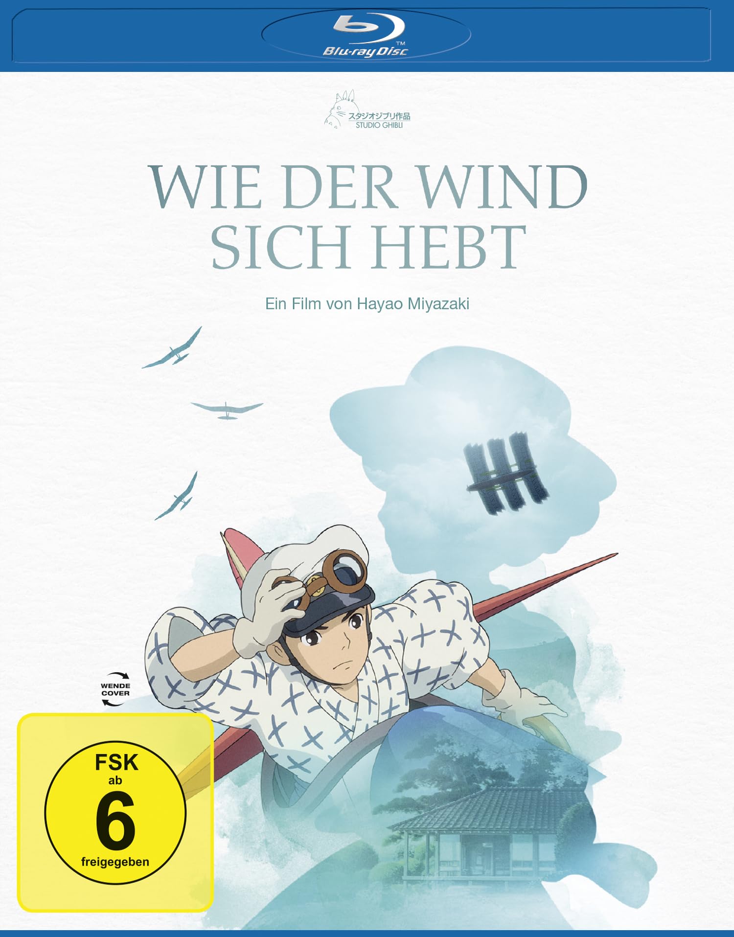 Wie der Wind sich hebt Blu-ray White Edition película anime de colección