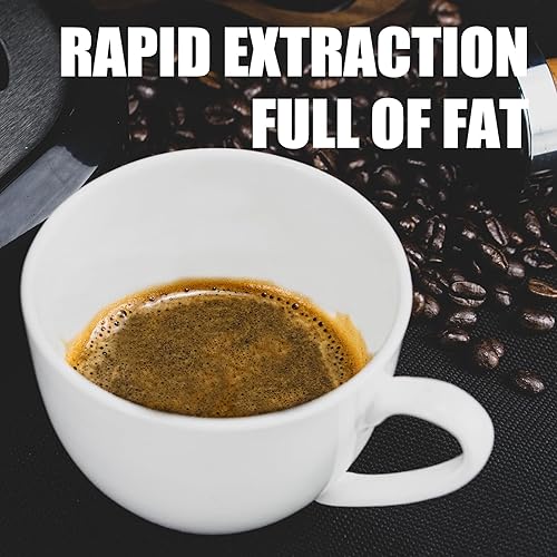 Miniatura 5 de MIROX Máquina de café expreso de 15 bares, cafetera con espumador de leche, molinillo de frijoles integrado, máquina combinada de capuchino con