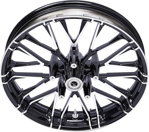 Miniatura 8 de TCT-MOTORPARTS Llanta delantera de 21 x 3.5 pulgadas para Harley Touring Electra Glide Road King Street Glide Road King Glide Road King Glide