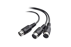 Cable Matters Dual MIDI Cable: Premium 5-PIN DIN MIDI Splitter