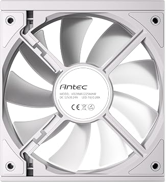 Antec C120 ARGB White, 3x120mm PWM Fan, Daisy-Chain Kablo, ASUS Aura Sync Uyumlu, 12V, 1.32W, Beyaz Kasa Fanı 3'lü Paket