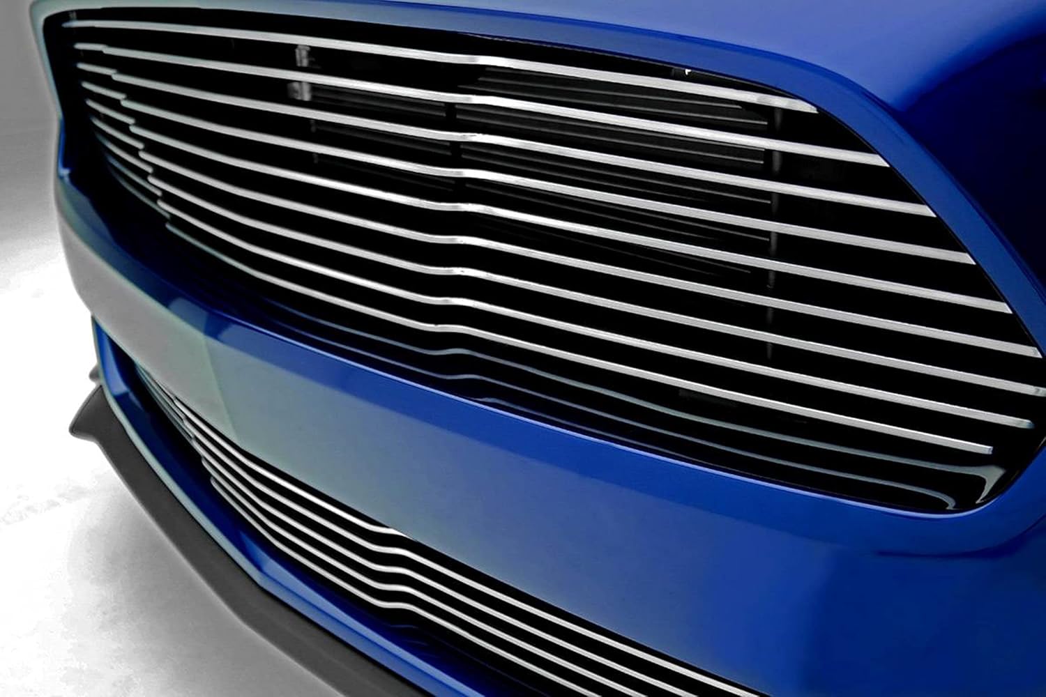 T-Rex Grilles 2015-2017 Mustang GT Laser Billet Grille, Polished, 1 Pc, Replacement - PN #6215300