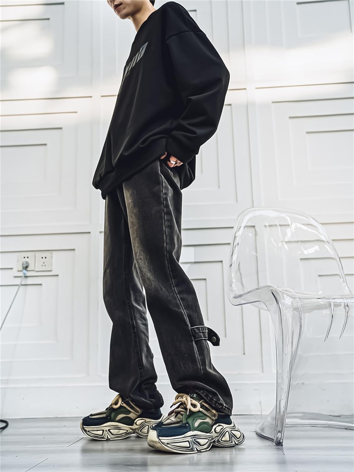 Mens Running Shoes Tennis Walking Shoes Fashion Chunky Sneakers Workout Casual Athletic Shoes - Image 6