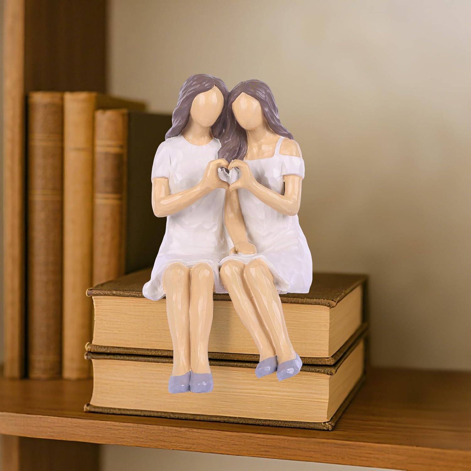 Sister Friendship Figurine – Meaningful Best Friend Birthday Gift for Women, Sisters by Heart, Soul Sisters, Sister in Law, Mothers & Daughters, or Long Distance - Image 7