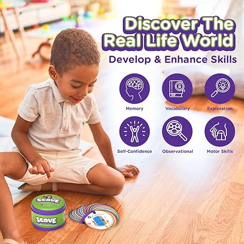 Miniatura 7 de Zetz Brands Juguetes para niños y niñas de 2 a 5 años - Regala a tu niño con este divertido juego educativo de búsqueda del tesoro en casa juguete