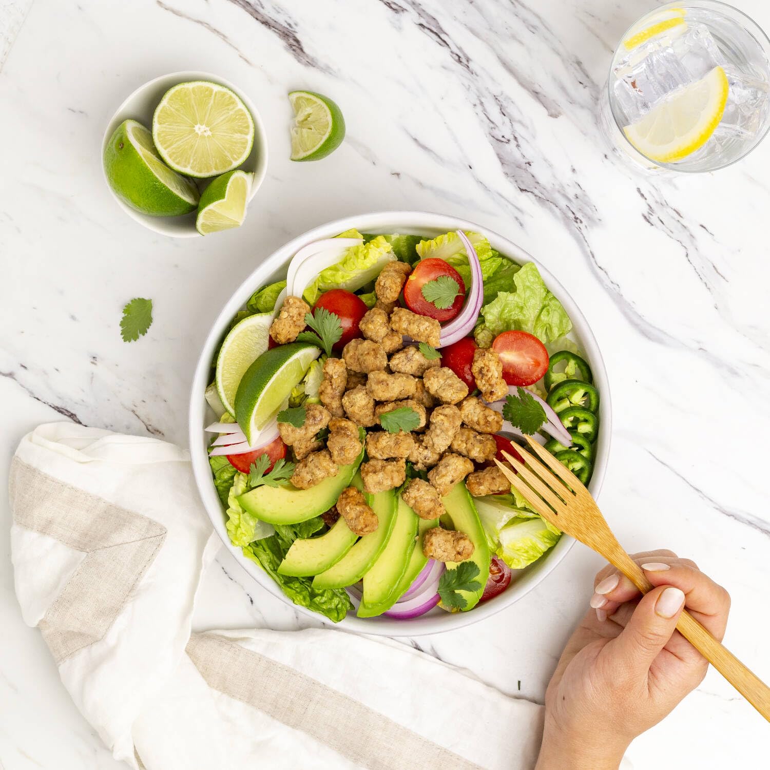 True Primal Grass-fed Beef Mini Meatballs 8-pack. Ready to eat. 1/4 lb fully cooked beef per pouch. Gluten free. Grain free. Paleo. Keto. Carnivore. Organic. Whole30. AIP.