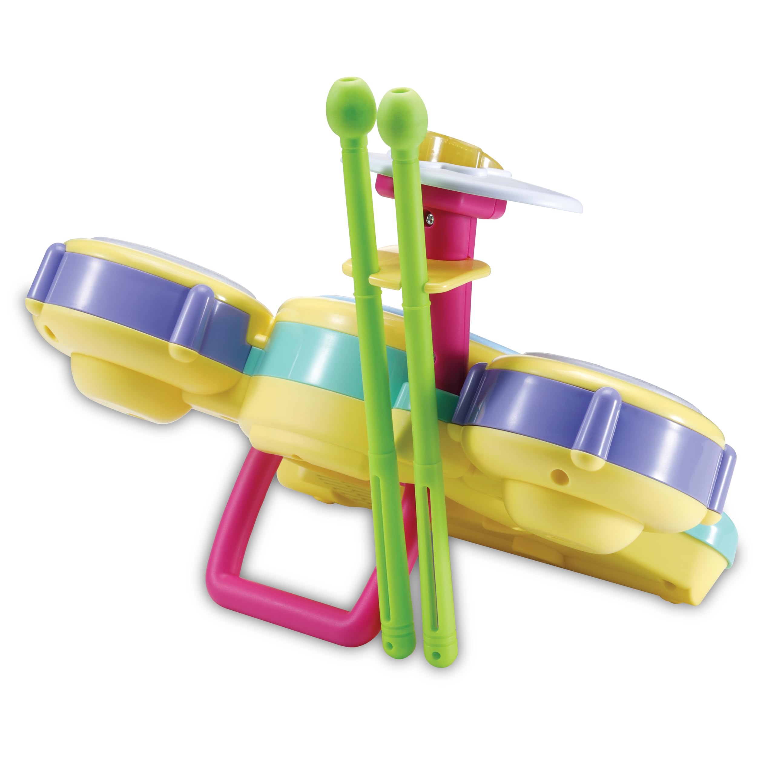 VTech - Batería Musical de Bluey, Juguete Interactivo, Tambores, Bombo y Timbal, Estimula la motricidad, 3 Modos de Juego, Regalo niños +2 años, Versión ESP