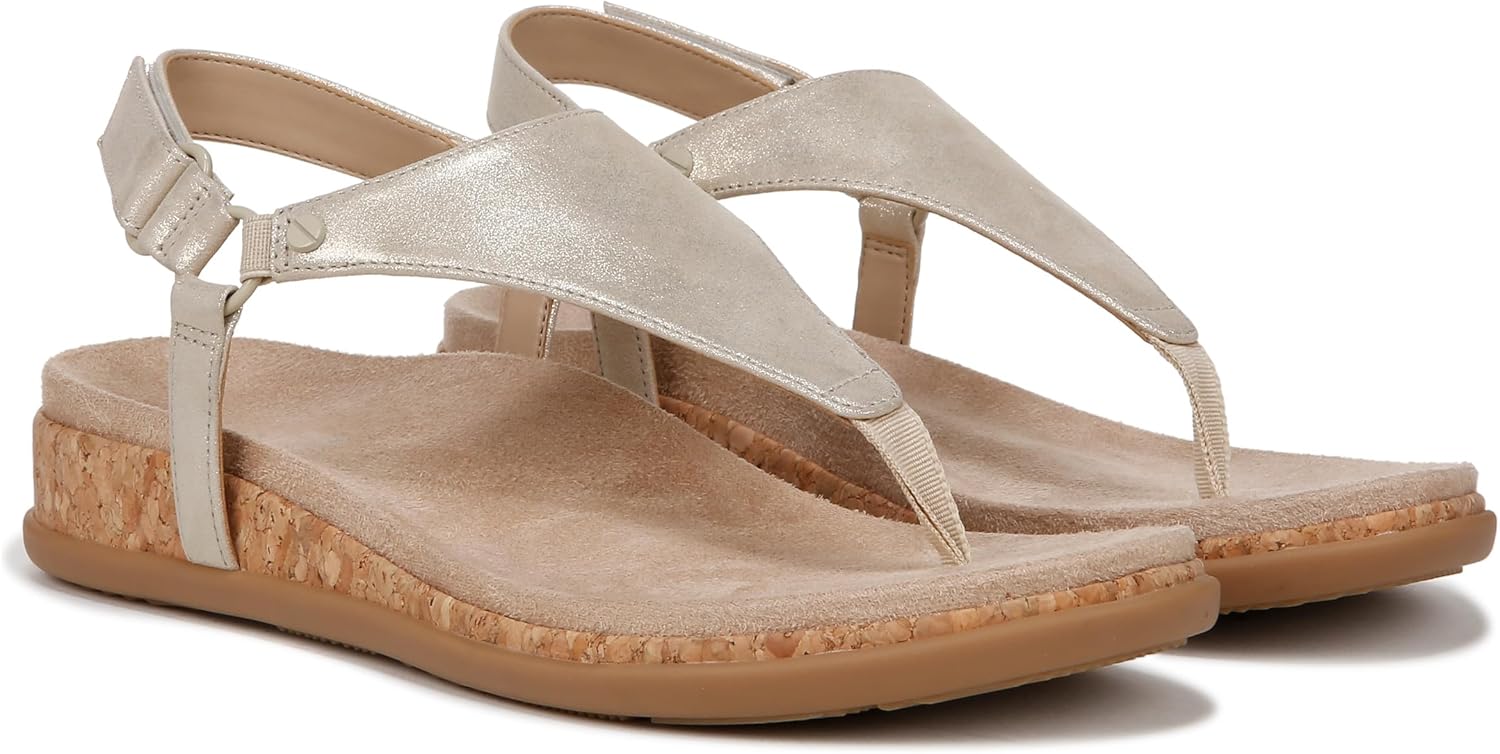 Vionic Women's Copal Kirra Fashionable Strappy Flat Sandals-Supportive Ladies Comfort Sandals That Includes a Concealed Orthotic Insole Sizes 5-12