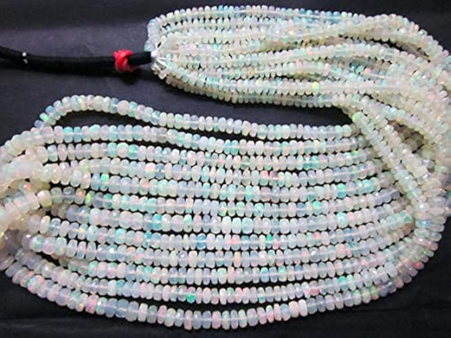 Opale d'Éthiopie véritable éclat intense rouge vert pour raviver vos créations de bijoux ternes