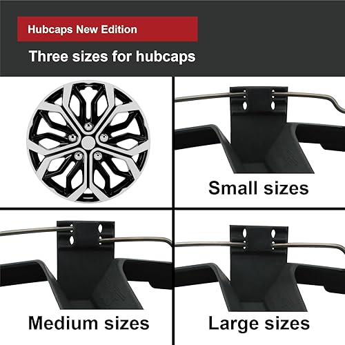 Miniatura 6 de Tapacubos universales  Fundas de rueda negras y plateadas para automóviles  15 pulgadas fabricados en Taiwán  Juego de 4  Compatible con Toyota,