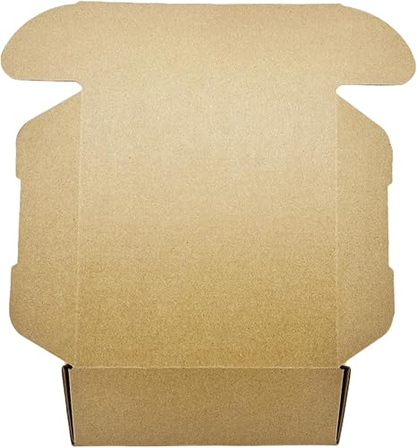 Miniatura 5 de Cajas pequeñas de cartón corrugado de 6 x 6 x 2 pulgadas, caja de correo de cartón reciclable para almacenamiento y envío, paquete de 20