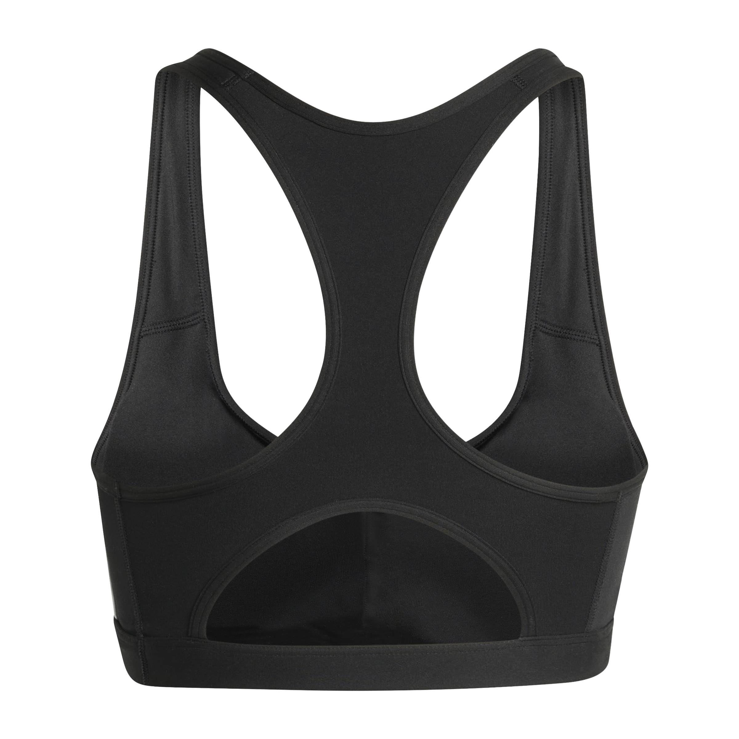 adidas Optime Essentials Workout 3-Stripes Medium Support Sujetador Deportivo Mujer (Pack de 1)