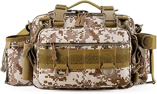 BraveHawk OUTDOORS Fishing Tackle Messenger Bag Waist Pack  900D Military Nylon  - Compare price