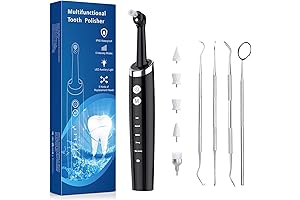 Electric Teeth Polisher & Manual Teeth Cleaning Kit: Your Ultimate Dental Care Solution