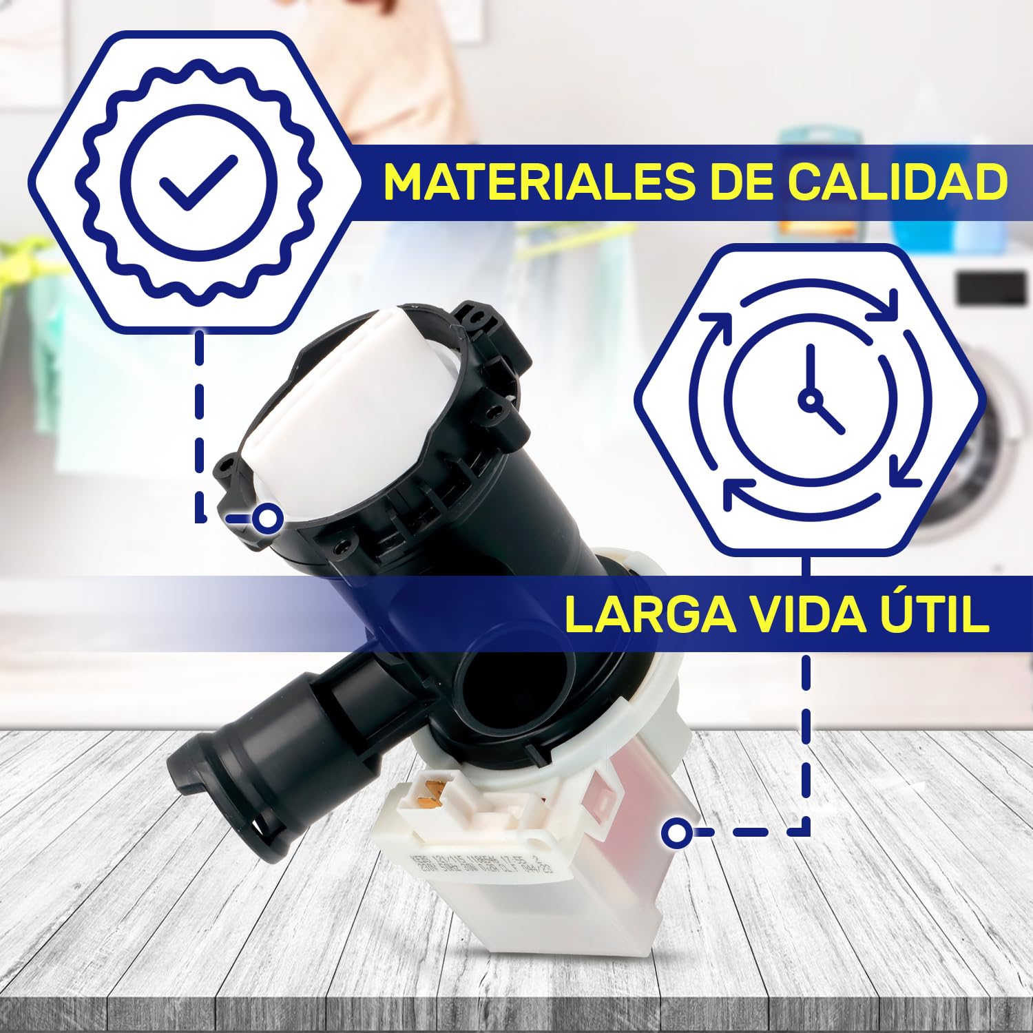 Bomba de Desagüe para Lavadora 30W 0,2A 00146083 para Bosch para Siemens