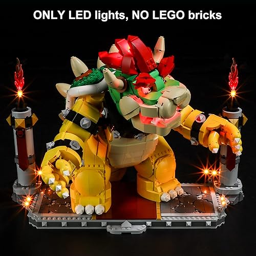 Vista 9 de Vaodest LED Light for Lego 71395 Question Mark Model,Design and Configuration Compatible with Model 71395 (LED Light Only, Not Building Block Kit)