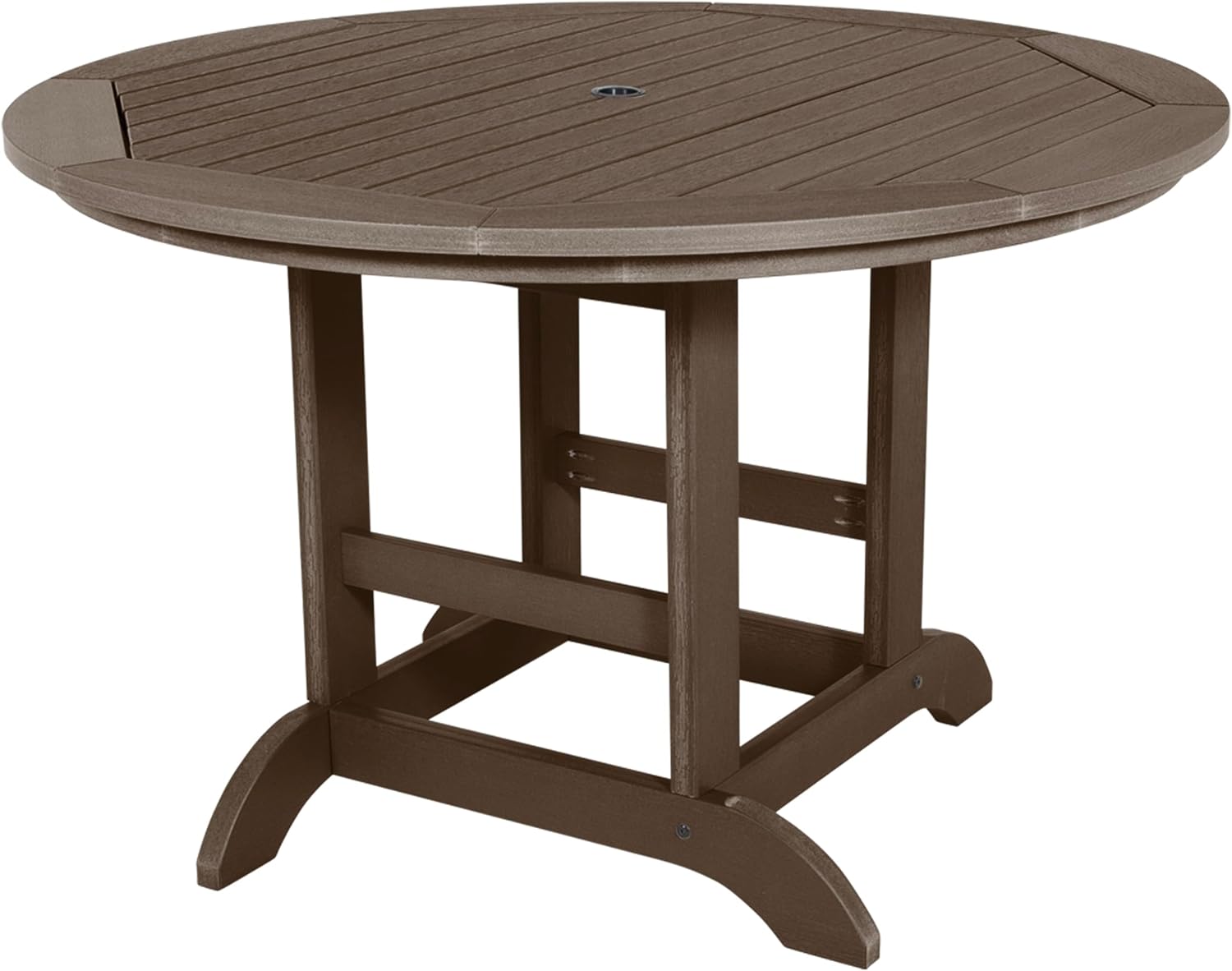 highwood Adirondack 48" Round Dining Table, Weathered Acorn