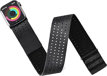 Tefeca Compatible/Replacement Breathable Sport loop ArmBand/Ankle band for Apple Watch