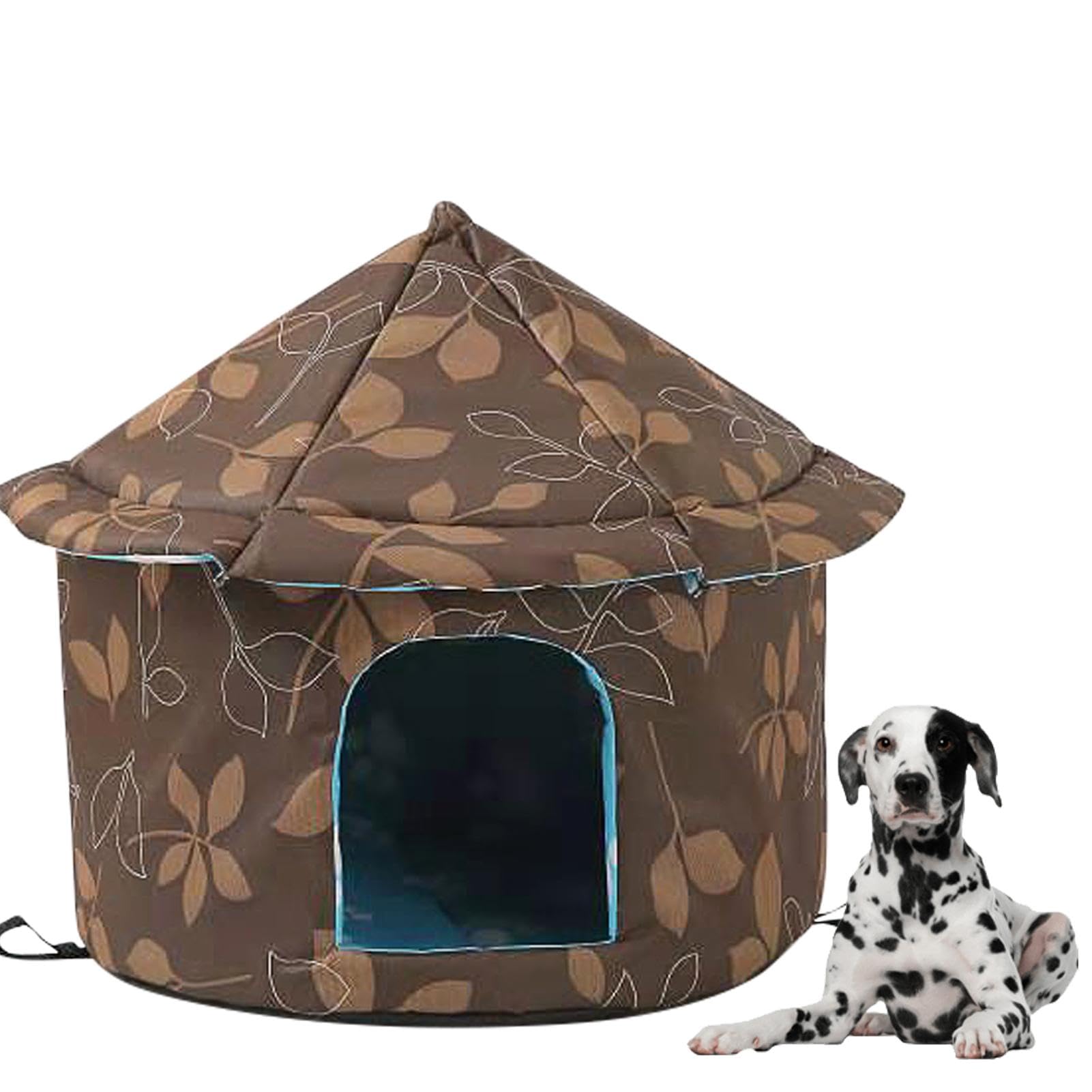 Outdoor Cat House - Outdoor Cat Kennel Weatherproof | Waterproof Insulated Cat Warm Shelter For Winter | Cat House Insulated | Cold Weather Pet House For Outside Community Cats