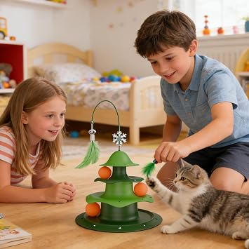Cat Ball Track 3-Tier Pet Interactive Puzzle