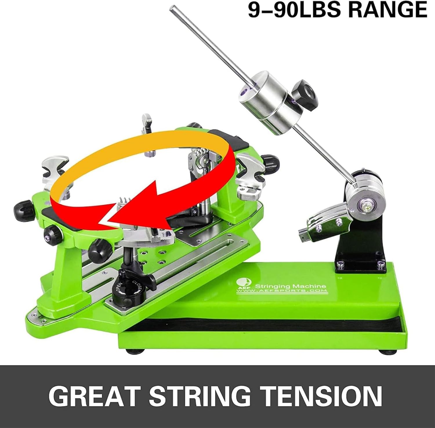 Tennis Stringing Machine - Professional Tool for Stringing Tennis Rackets - Table Tennis & Badminton Stringer Machine with Tools