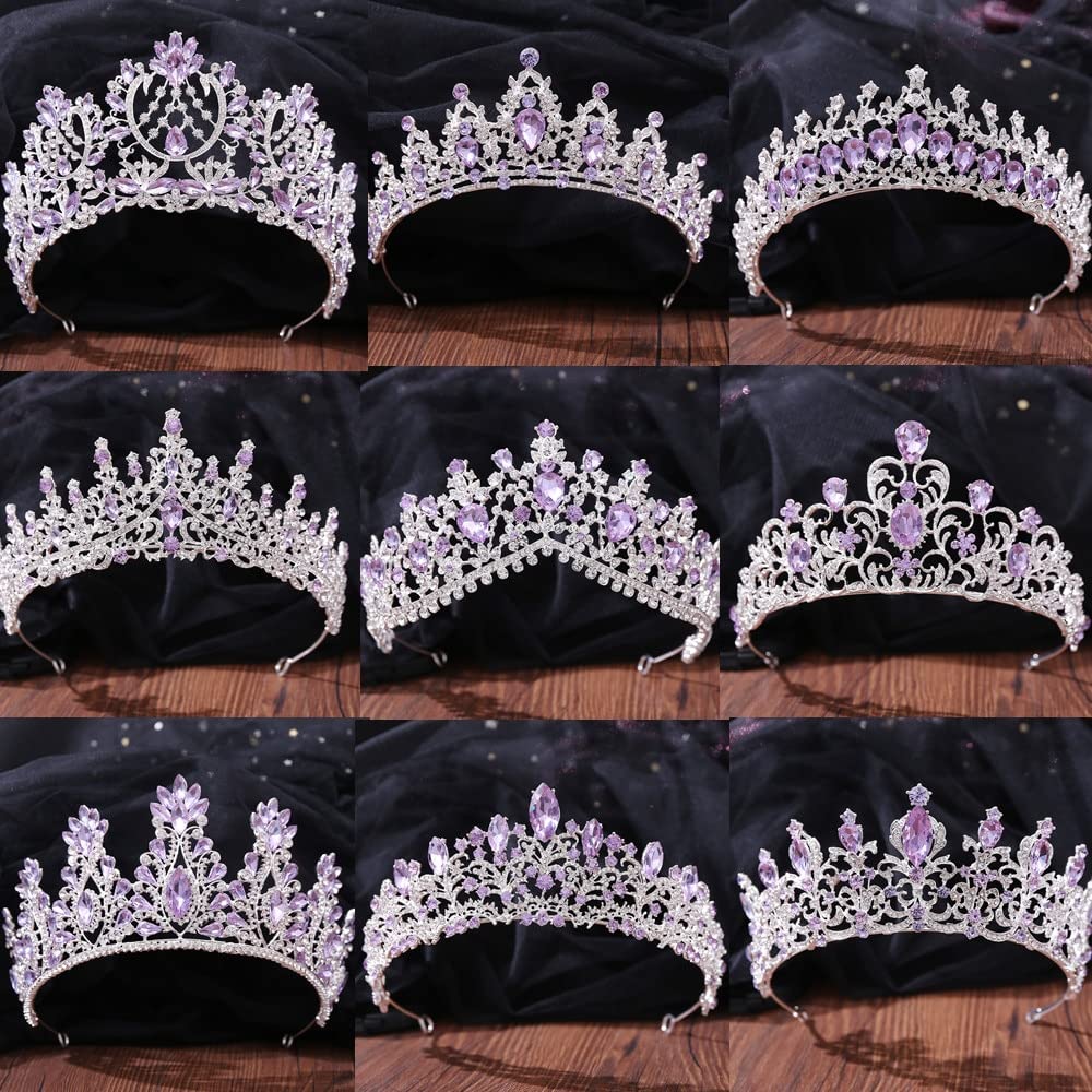 Amazon.com: EliteBloom Hair Jewelry Crown Tiaras for Women  display picture 3