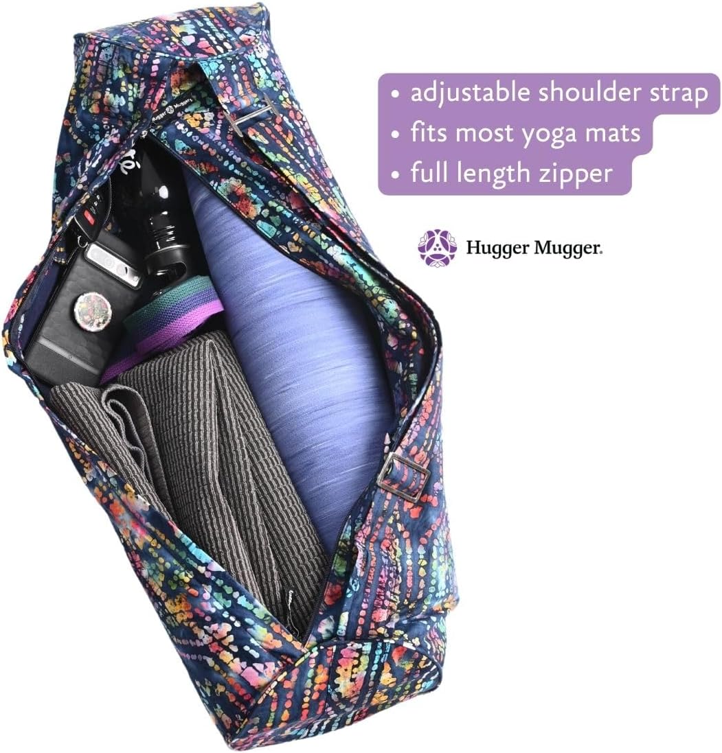 Her Mer Batik Yoga Mat Bag - beautiful pattern, durable cotton,