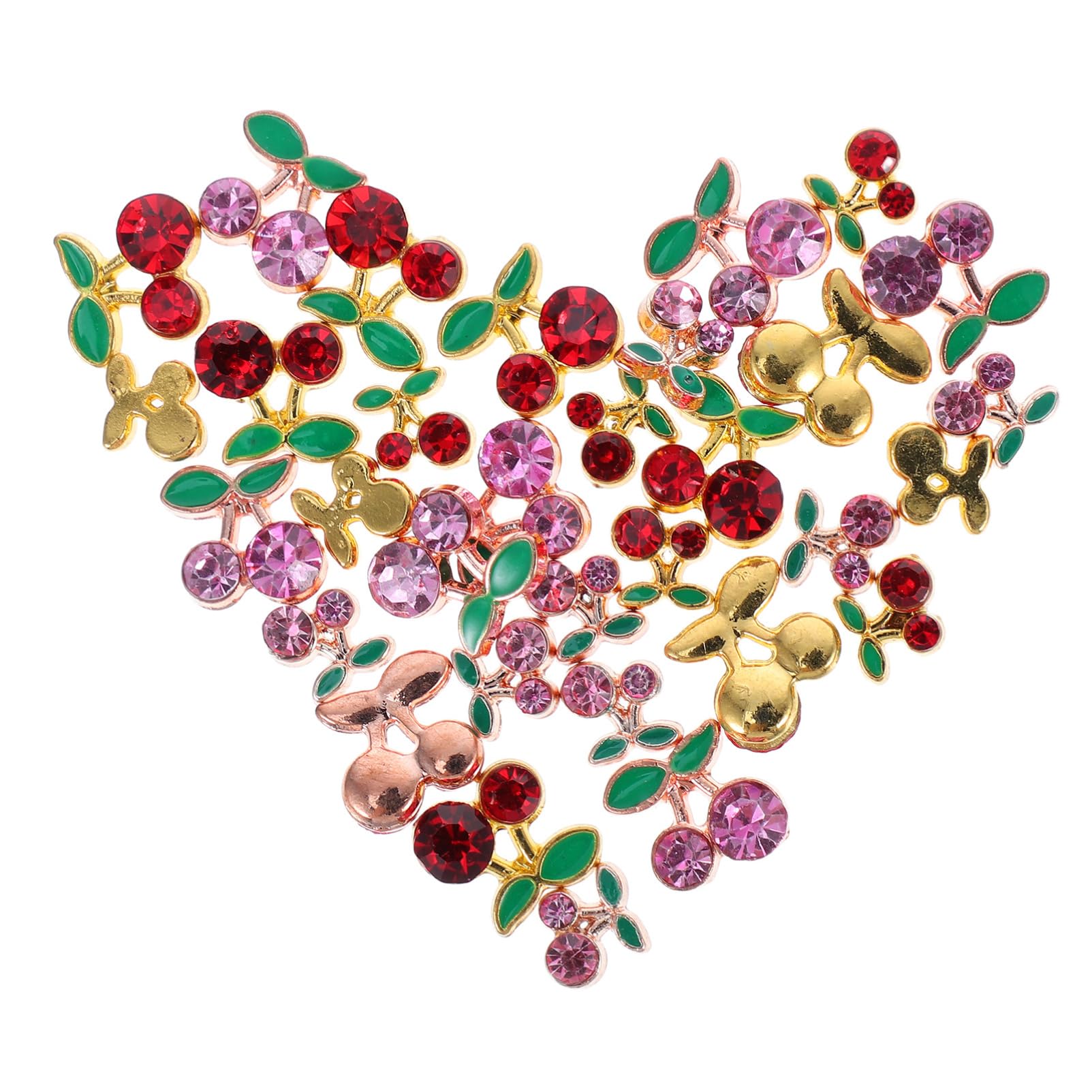 5 Set Ciondoli Per Unghie Decorazioni Per Nail Art Facili Applicare Per Feste E Speciali Per Manicure Te 32 Pezzi*5
