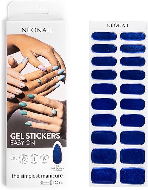 NEONAIL Lakier hybrydowy w naklejce Gel UV Stickers Easy On M01