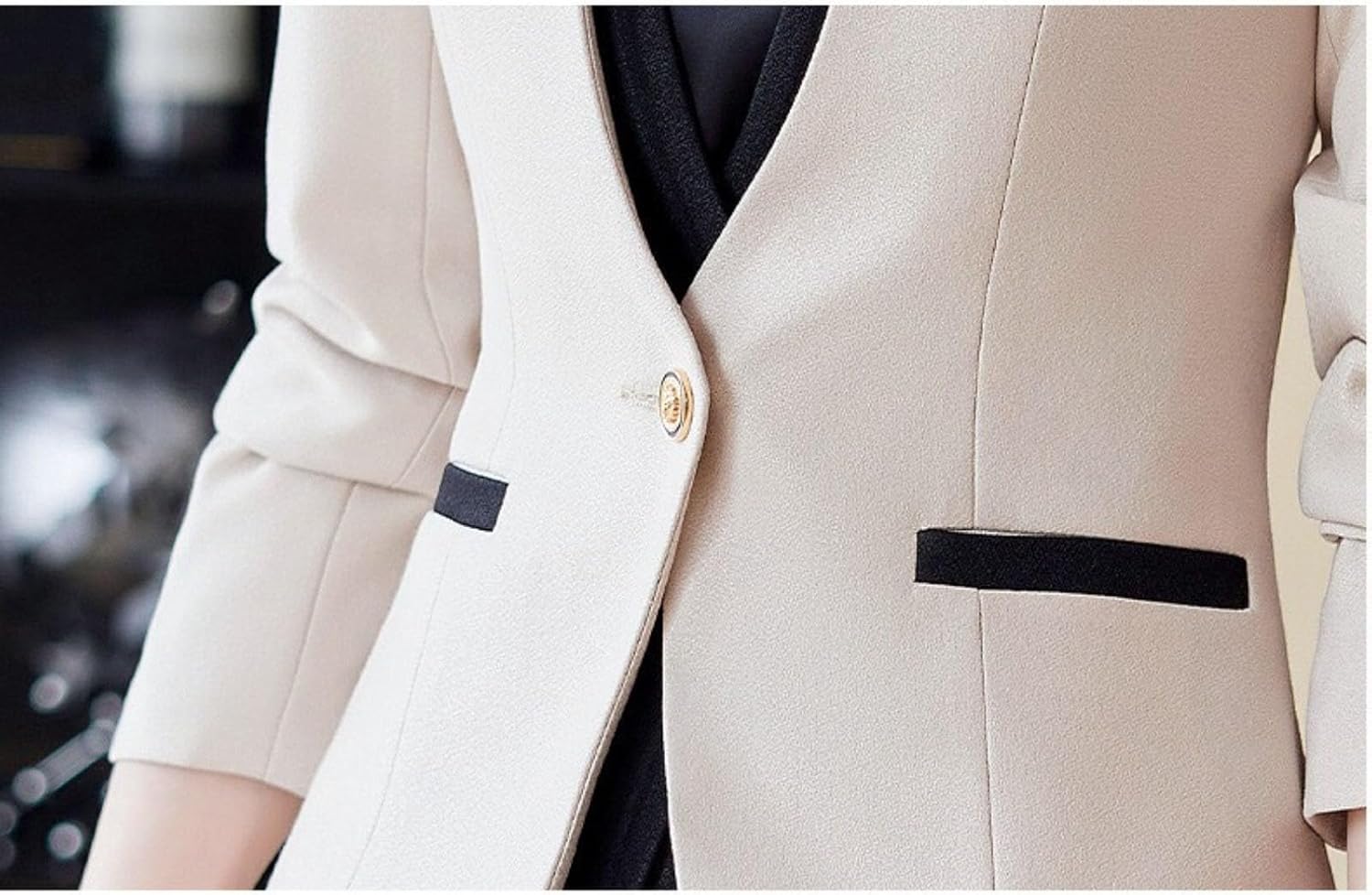 Women's Formal Blazer Skirt Suit Set for Interview Business