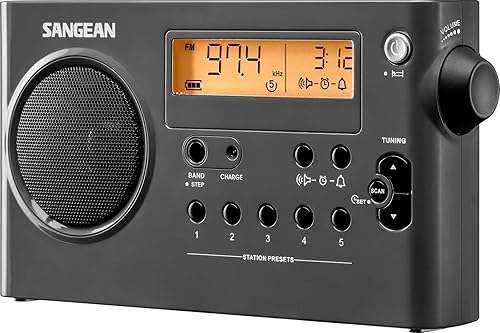 Miniatura 2 de SANGEAN SG-106 AM/FM Compact Digital Tuning Receptor portátil (negro)