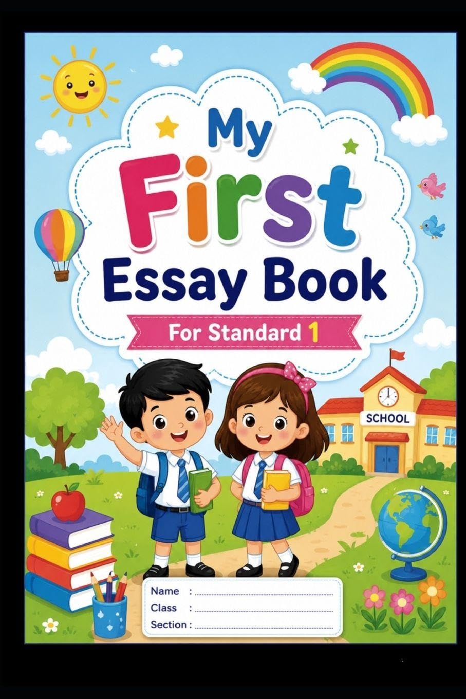 My First Essay Book for Standard 1: My First Essay Book for Standard 1 Easy and Simple Essays for Kids (Bright Minds Learning Series)
