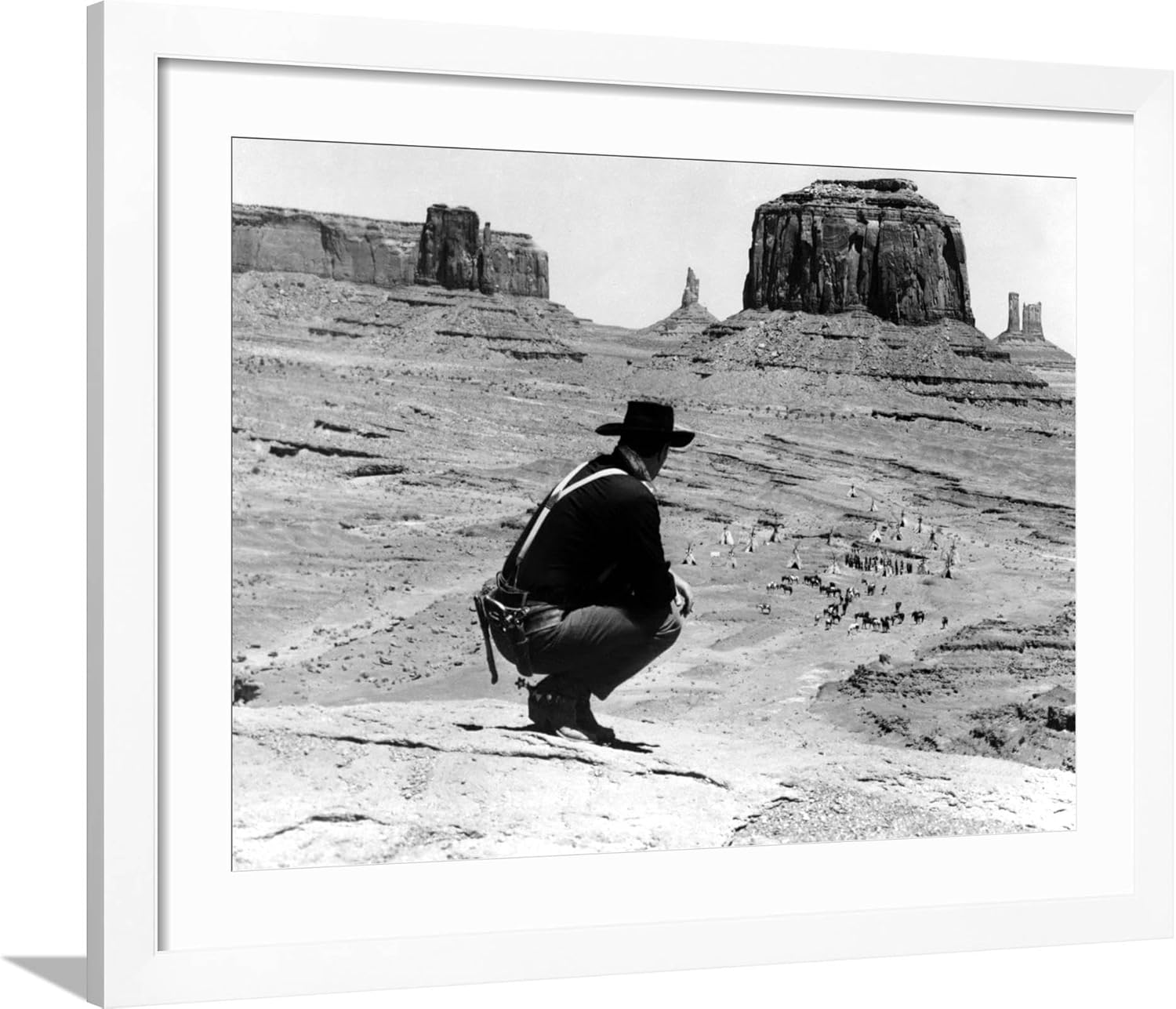Art.com Wall Art Prints The Searchers, John Wayne, 1956, People Decor, 16" x 12"