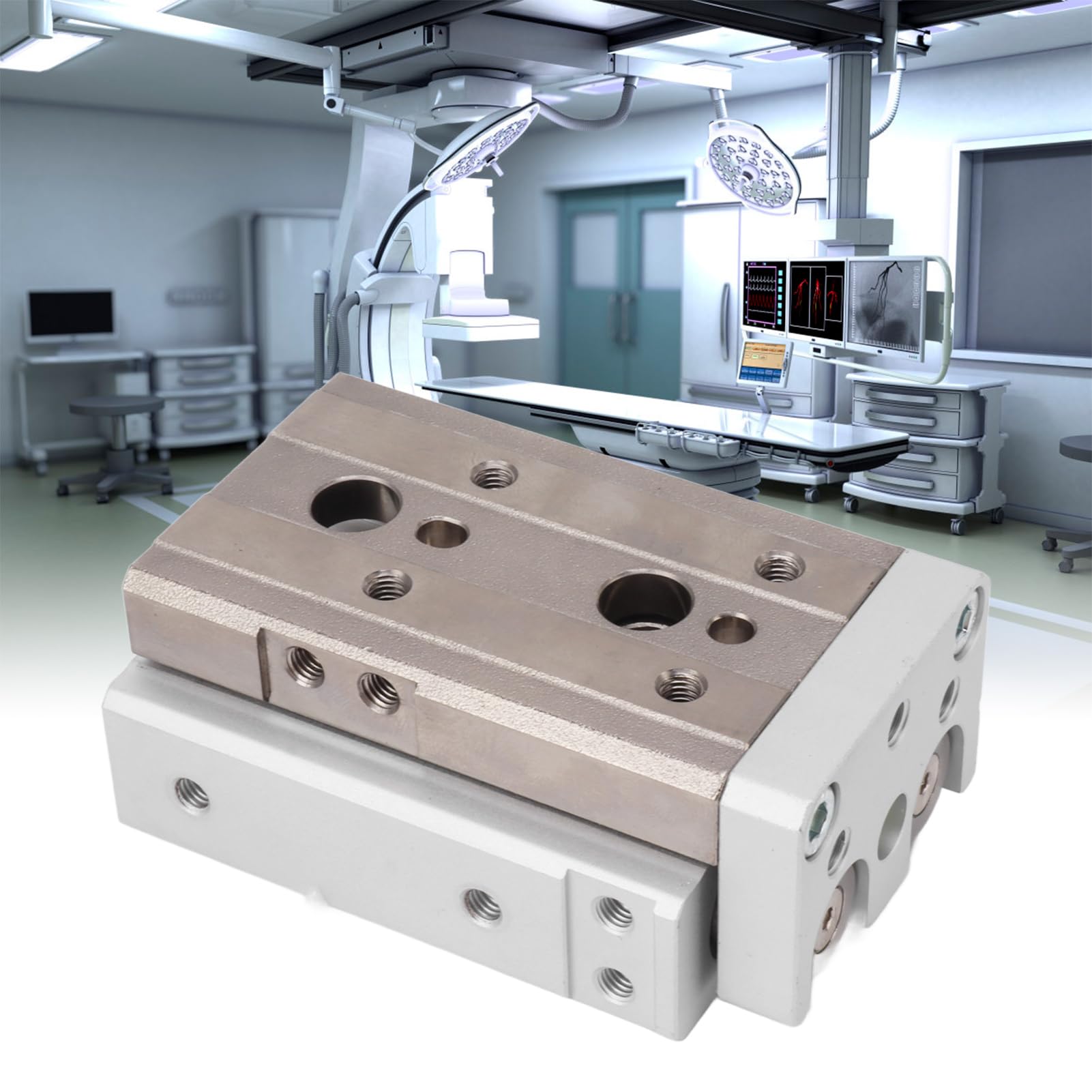 Pneumatikzylinder Doppelwirkend mit Doppeltstange MXQ1620 aus Aluminiumlegierung für Automatisierungsanlagen