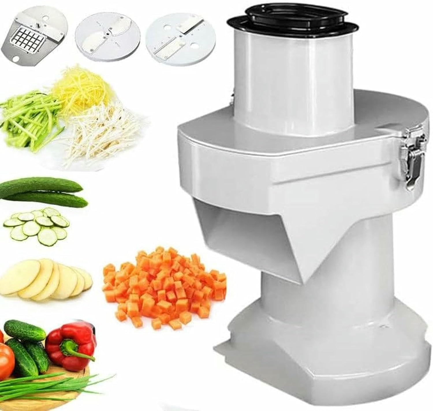 Automatic 3 In 1 Fruit And Vegetable Grinder, Electric Vegetable Cutter, Cutting Grinder, Vegetable Cutter