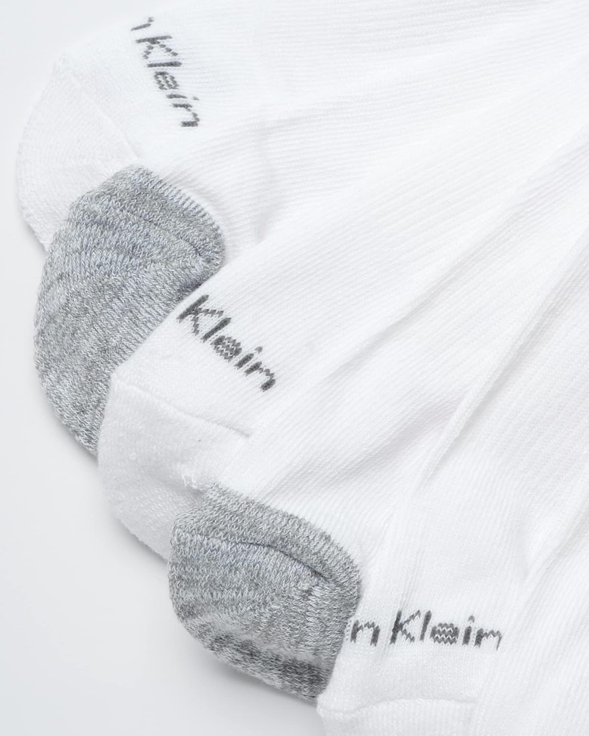 Calvin Klein Womens No Show Socks - 6 Pack Breathable Cotton Blend Athletic Performance Low Cut Running Socks for Women
