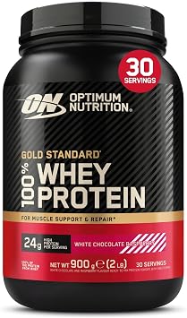 Optimum Nutrition Gold Standard 100% Whey Protein Powder, 900 g