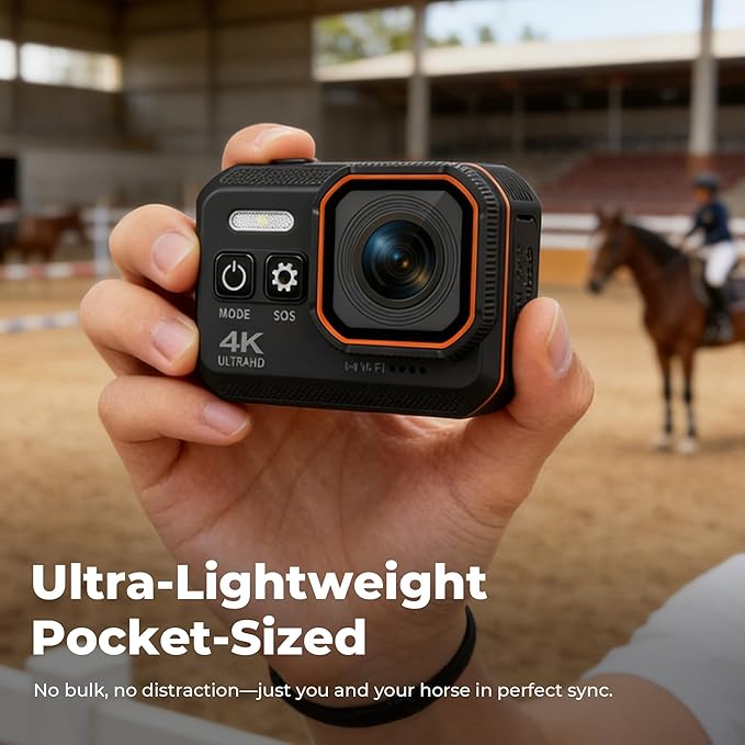 Amouu 4K Cámara Deportiva Impermeable IP68 miniatura 4