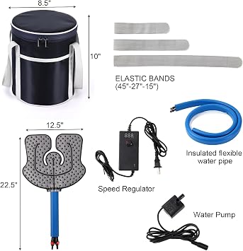 Cryo Cuff Cooler System, Cold Therapy System Kit with Cold Compression Sleeve, Adjustable Pain Relief Support for Knee, Ankle or Shoulder Leg Arthritis Swelling Injury Recovery
