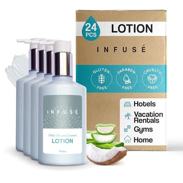 Terra Pure Infuse Lotion Retail Size Hotel Amenities 10 14 oz Case of 24